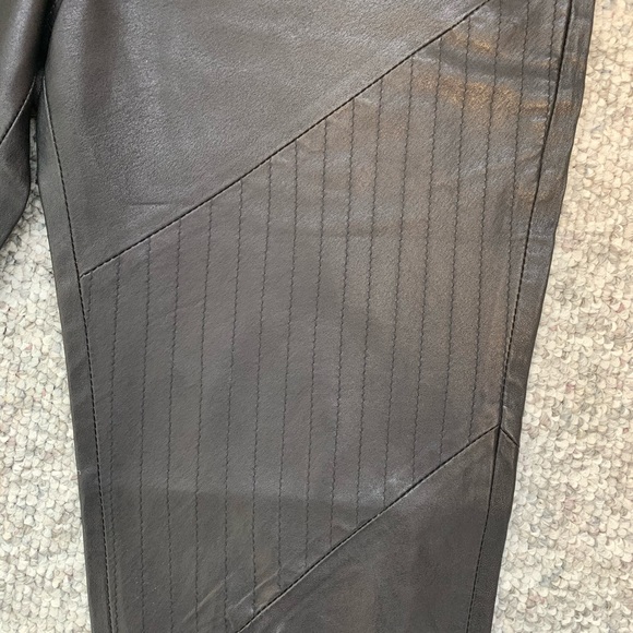 Rare Obakki Leather Moto Pants - BRAND NEW - Picture 6 of 8